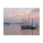 Bar Harbor Ships at Sunrise II Postcard