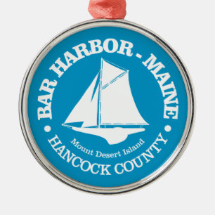 Bar Harbor (sloop) Metal Ornament