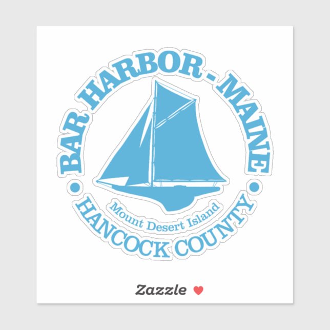 Bar Harbor (sloop) Sticker (Sheet)