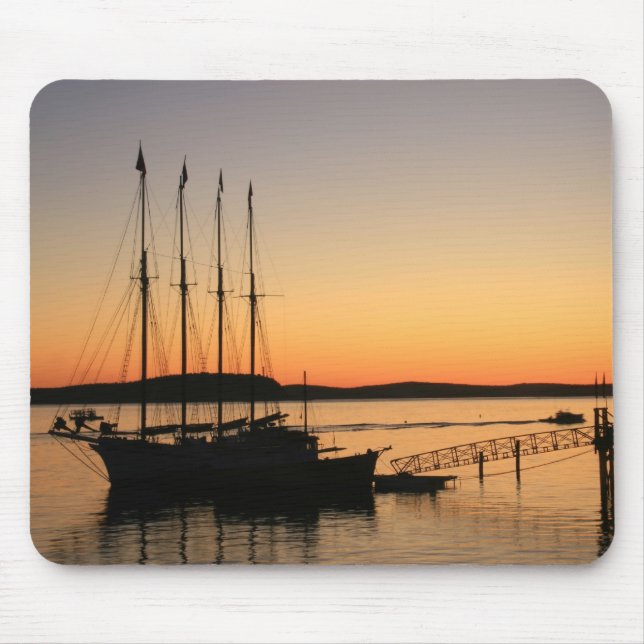 Bar Harbor Sunrise Mousepad (Front)