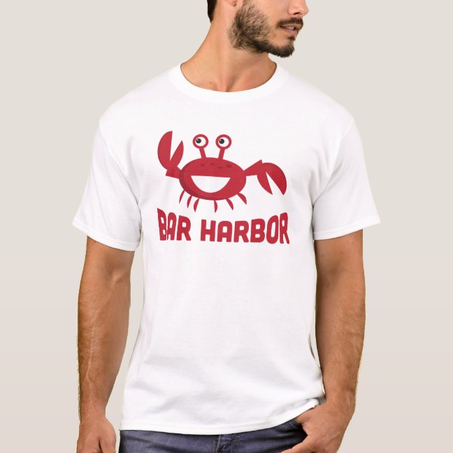 Bar Harbor T-shirts – Funny Red Crab Graphic Tees