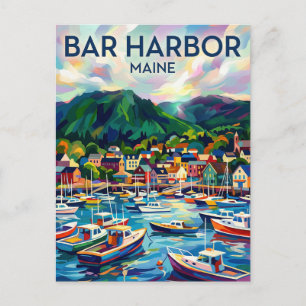 Bar Harbor USA Postcard