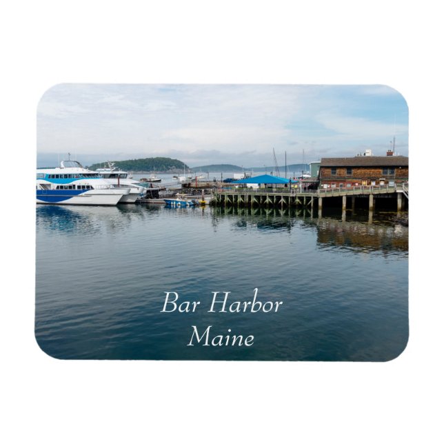 Bar Harbor water Magnet (Horizontal)