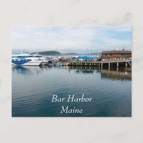 Bar Harbor water Postcard