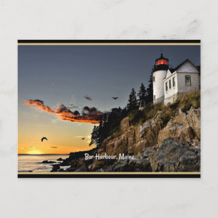 Bar Harbour, Maine scenic photograph Postcard