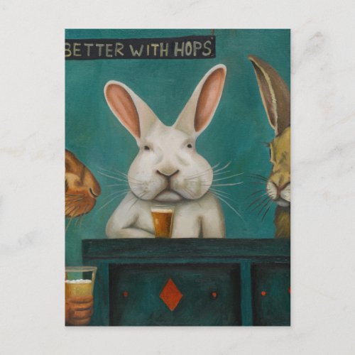 Bar Hopping Postcard