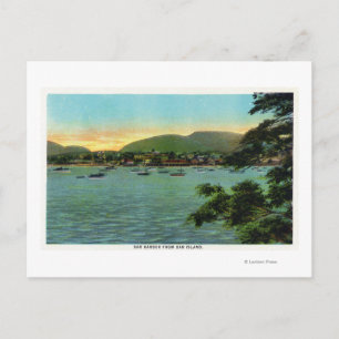 Bar Island View of the Bar Harbor Postcard