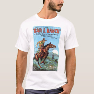 "Bar L Ranch" 1930 vintage movie poster T-shirt