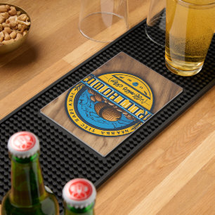 Bar Mat Style: Molded PVC Bar Mat, Size: 19" x 7"