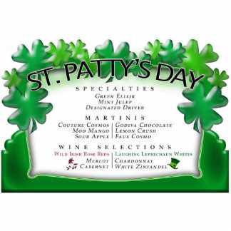 Bar Menu Display Cutout