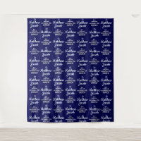 Bar Mitzvah Backdrop Step and Repeat Banner