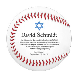 Bar Mitzvah Baseball Gifts for Boys