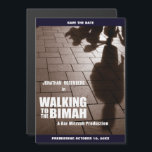 Bar Mitzvah Bimah Movie Save the Date Magnetic Invitation<br><div class="desc">Every great Bar Mitzvah begins with a little buzz. Generate some of your own with this Walking to the Bimah save the date postcard and make sure your friends and family will be at the premiere. This invitation looks just like a movie poster with your son’s name in the starring...</div>