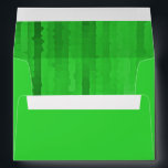 Bar Mitzvah Bright Green Techno Streaks Envelope<br><div class="desc">Bar Mitzvah and Bat Mitzvah invitation sets designed by Umua. Printed and shipped by Zazzle or its partners.</div>