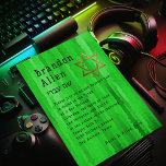 Bar Mitzvah Bright Green Techno Streaks Invitation<br><div class="desc">Designed by Carrie Fink.  Printed and shipped by Zazzle or their partners.</div>