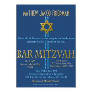 Bar Mitzvah Card