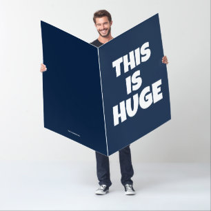 BAR MITZVAH GIGANTIC HUGE GREETING CARD