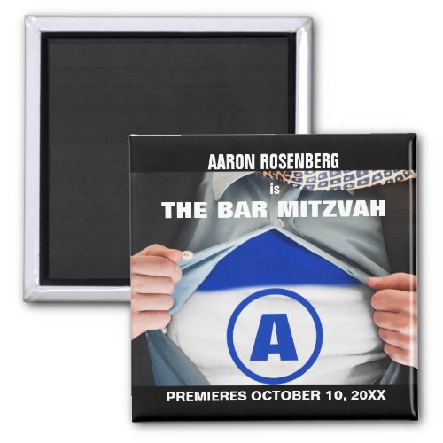 Bar Mitzvah Hero Save the Date Magnet