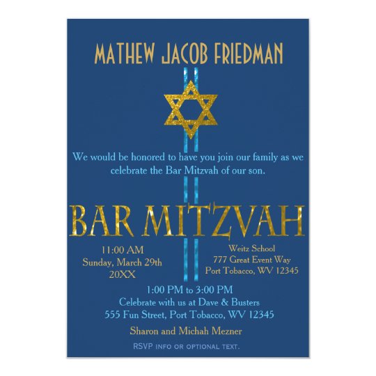 Bar Mitzvah Invitation | Zazzle.com