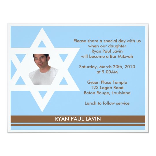 Bar Mitzvah Invitation | Zazzle.com