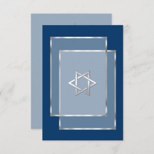 Bar Mitzvah Invitation Response Card Any Color