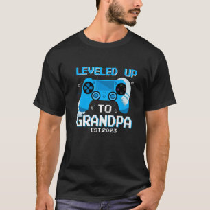 Bar Mitzvah Leveled Up To Grandpa Est.2023 New Gra T-Shirt
