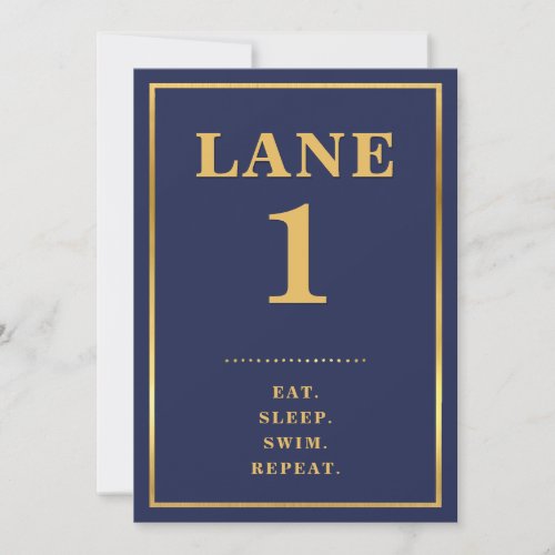 BAR MITZVAH modern navy gold table numbers