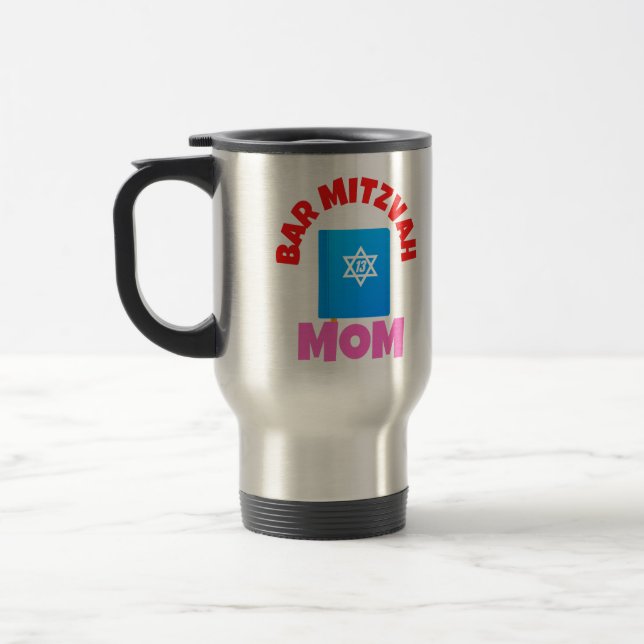 Bar Mitzvah Mom  Coffee Mug (Left)
