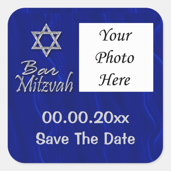 Bar mitzvah photo celebrations sticker