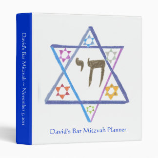 Bar Mitzvah Planner 3 Ring Binder