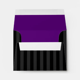 Bar Mitzvah Purple and Black Soccer Ball Envelope