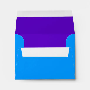 Bar Mitzvah Purple and Green on Any Color Envelope