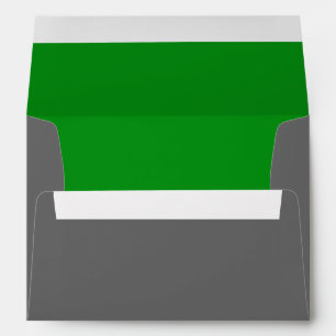 Bar Mitzvah Purple and Green on Any Color Envelope