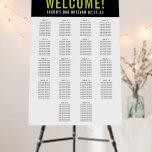 BAR MITZVAH SEATING CHART 18 table black lime Foam Board<br><div class="desc">by kat massard >>> WWW.SIMPLYSWEETPAPERIE.COM <<< - - - - - - - - - - - - - - - - A SEATING CHART is not only classy it is very handy to let your guest's know exactly where they are seated for your event. This is a lot simpler...</div>