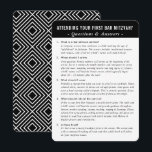 BAR MITZVAH service question and answer advice Invitation<br><div class="desc">by kat massard >>> WWW.SIMPLYSWEETPAPERIE.COM <<<

A handy insert for your BAR MITZVAH outlining a few questions and answers</div>