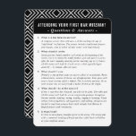 BAR MITZVAH service question and answer advice Invitation<br><div class="desc">by kat massard >>> WWW.SIMPLYSWEETPAPERIE.COM <<<

A handy insert for your BAR MITZVAH outlining a few questions and answers</div>