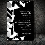 Bar Mitzvah Silver Black White Star of David Invitation<br><div class="desc">Bar Mitzvah Silver Black White Star of David
Bar Mitzvah and Bat Mitzvah invitation sets designed by Umua. Printed and shipped by Zazzle or its partners.</div>