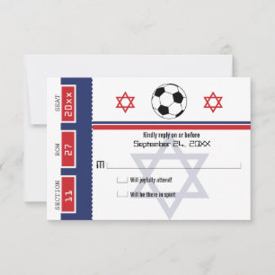 Bar Mitzvah Soccer Ticket RSVP