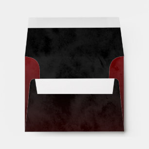 Bar Mitzvah Stylish Red Star of David Ombre Envelope