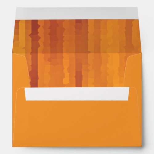 Bar Mitzvah Techno Streaks Envelope Orange