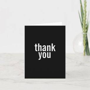 Bar Mitzvah Thank You Cards {Black}