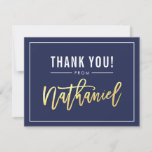 BAR MITZVAH thank you red gold name NATHANIEL<br><div class="desc">by kat massard >>> kat@simplysweetPAPERIE.com <<< A simple, stylish way to say thank you to your guest's for attending your child's BAR/BAT MITZVAH Setup as a template it is simple for you to add your own details, or hit the customise button and you can add or change text, fonts, sizes...</div>