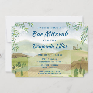 Bar Mitzvah Vista Invitation