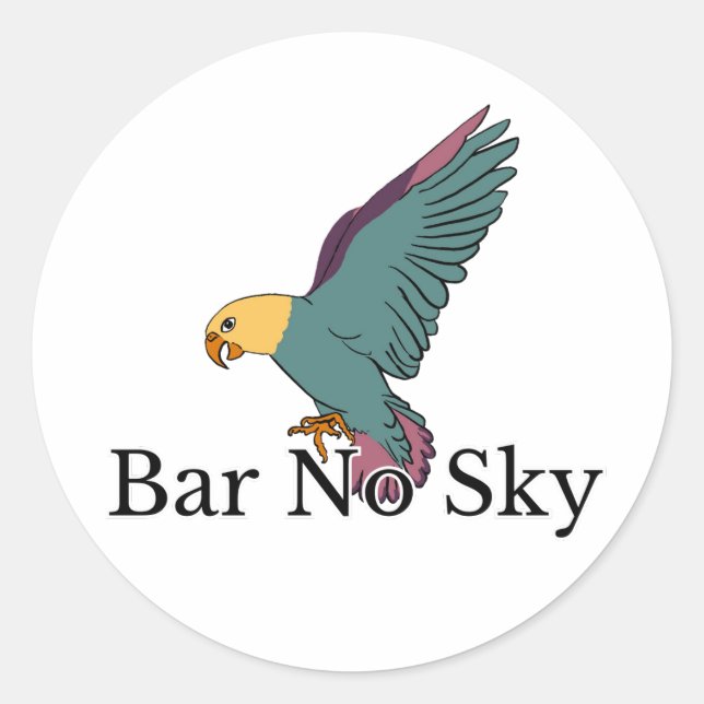 Bar No Sky Sticker (Front)