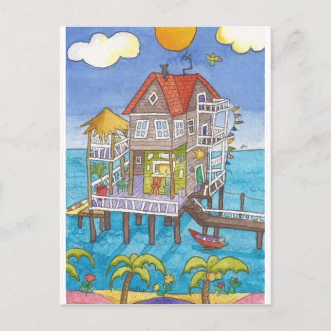 Bar on the Water Postcard (Front)