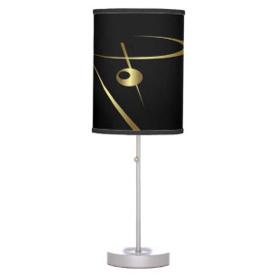 Bar or Bartending Cocktail Gold Martini Table Lamp
