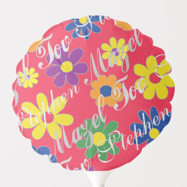 Bar or Bat Mitzvah Balloon Flowers (Front)