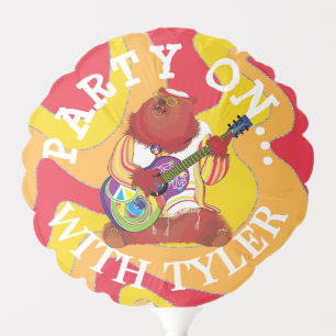 Bar or Bat Mitzvah Balloon Wavy Singing Bear