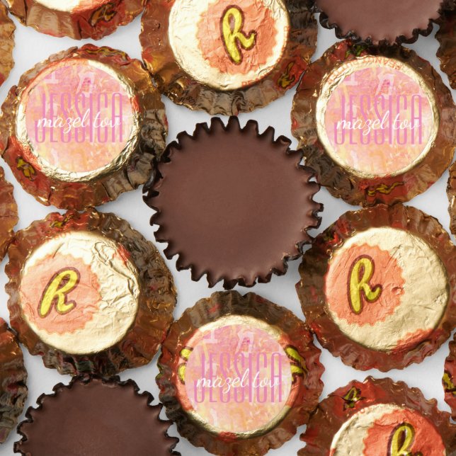 Bar or Bat Mitzvah Chocolate Simply Subtle Reese's Peanut Butter Cups (Assorted)