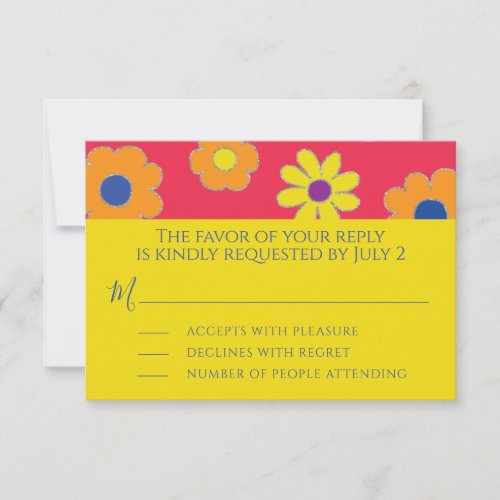 Bar or Bat Mitzvah RSVP Flowers